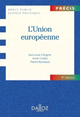 Couverture du produit · L'Union européenne - 9e éd.: Précis