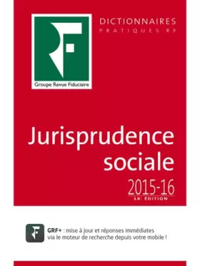 Couverture du produit · Jurisprudence sociale 2016-17