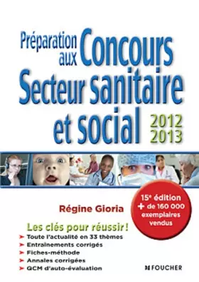 Couverture du produit · Préparation aux concours secteur sanitaire et social 2012-2013. 15e édition