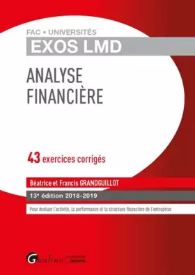 Couverture du produit · EXOS LMD - ANALYSE FINANCIERE - 13EME EDITION
