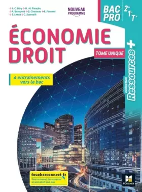 Couverture du produit · Ressources Plus - ECONOMIE-DROIT 2de 1re Tle Bac Pro - Ed. 2020 - Livre élève