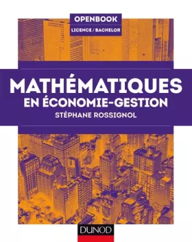Couverture du produit · Mathématiques en économie-gestion