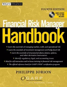 Couverture du produit · Financial Risk Manager Handbook