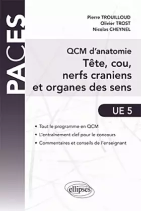 Couverture du produit · QCM d'Anatomie Tête & Cou Nerfs Craniens & Organes des Sens Odontologie