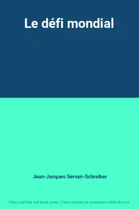 Couverture du produit · Le défi mondial