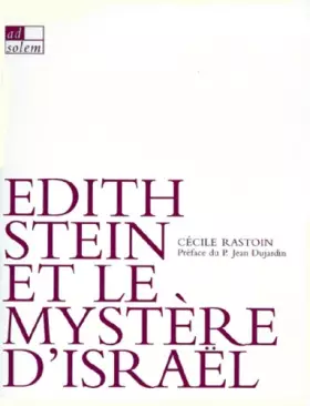 Couverture du produit · Edith Stein et le mystère d' Israël