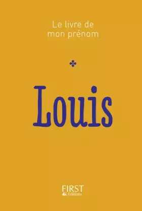 Couverture du produit · Le Livre de mon prénom - Louis