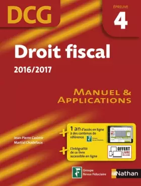 Couverture du produit · Droit fiscal 2016/2017 - Manuel et applications