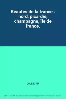 Couverture du produit · Beautés de la france : nord, picardie, champagne, île de france.