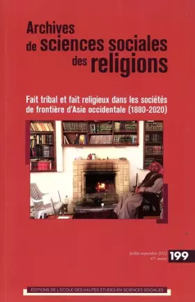 Couverture du produit · Archives des sciences sociales des religions, n°199