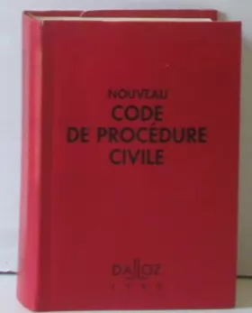 Couverture du produit · NOUVEAU CODE DE PROCEDURE CIVILE 1995