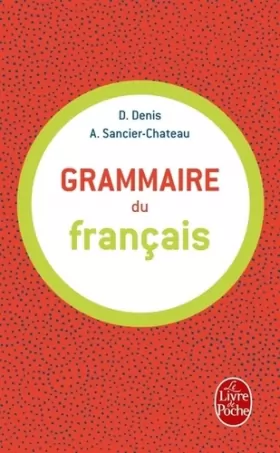 Couverture du produit · Grammaire du français
