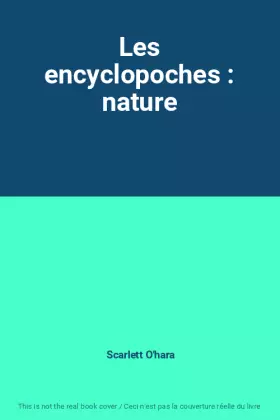 Couverture du produit · Les encyclopoches : nature