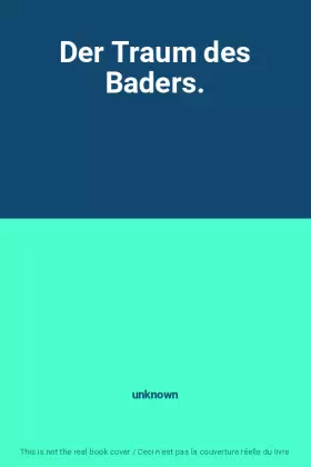 Couverture du produit · Der Traum des Baders.