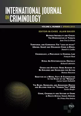 Couverture du produit · International Journal on Criminology: Vol. 6, No. 1, Spring 2018