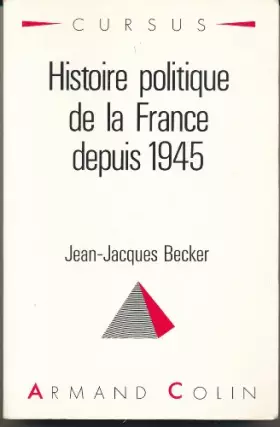 Couverture du produit · Histoire politique de la France depuis 1945