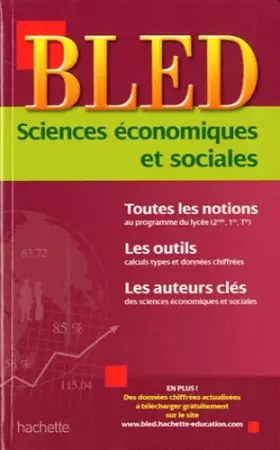 Couverture du produit · BLED - Sciences Economiques et Sociales