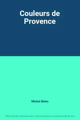 Couverture du produit · Couleurs de Provence