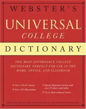 Couverture du produit · Webster's Universal College Dictionary