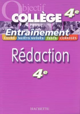Couverture du produit · Rédaction 4e