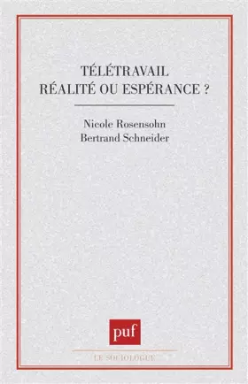 Couverture du produit · Télétravail : Réalité ou espérance ?