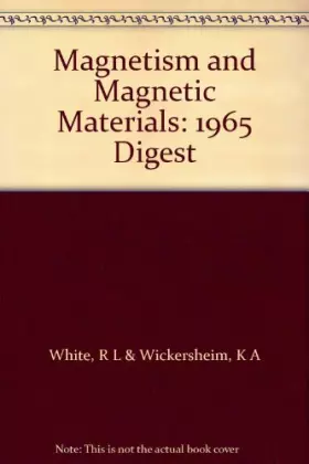 Couverture du produit · Magnetism and Magnetic Materials 1965 Digest