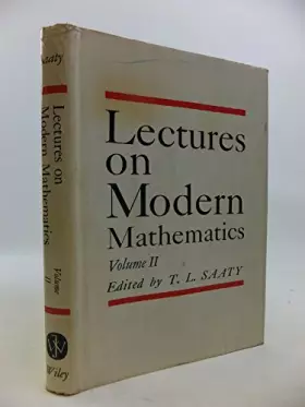 Couverture du produit · Lectures on Modern Mathematics: v. 2