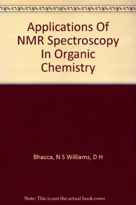 Couverture du produit · Applications Of NMR Spectroscopy In Organic Chemistry
