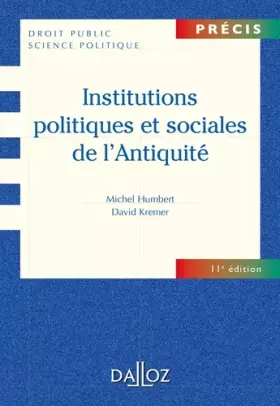 Couverture du produit · Institutions politiques et sociales de l'Antiquité - 11e éd.