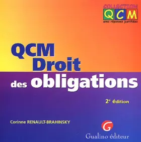 Couverture du produit · QCM de droits des obligations, 2e édition