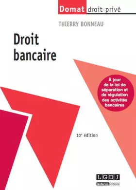 Couverture du produit · Droit Bancaire, 10ème édition