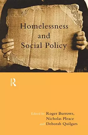 Couverture du produit · Homelessness and Social Policy