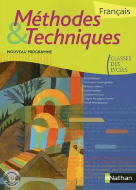 Couverture du produit · Français - Méthodes & Techniques