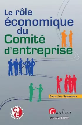 Couverture du produit · Rôle économique du comité d'entreprise