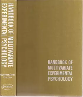 Couverture du produit · Handbook of multivariate experimental psychology, (Rand McNally psychology series)