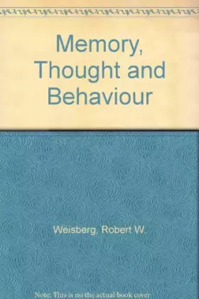 Couverture du produit · Memory, Thought and Behaviour