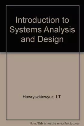 Couverture du produit · Introduction to Systems Analysis and Design