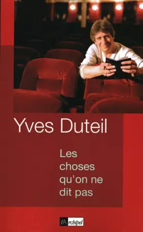 Couverture du produit · Les choses qu'on ne dit pas