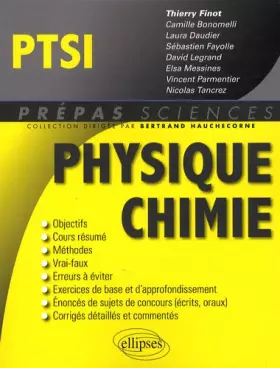 Couverture du produit · Physique-chimie PTSI
