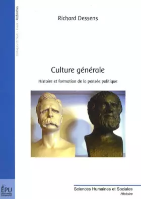 Couverture du produit · Culture générale : histoire et formation de la pensée politique