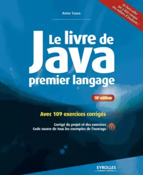 Couverture du produit · Le livre de Java premier langage : Avec 109 exercices corrigés