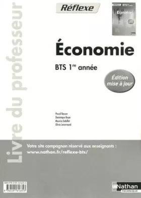 Couverture du produit · Économie - BTS Tertiaires 1re année - Livre du professeur Pochette Réflexe BTS