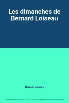 Couverture du produit · Les dimanches de Bernard Loiseau