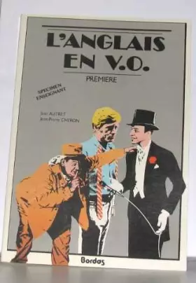Couverture du produit · Anglais V. O. , première