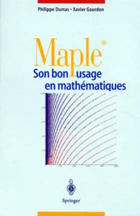 Couverture du produit · Maple : Son bon usage en mathématiques