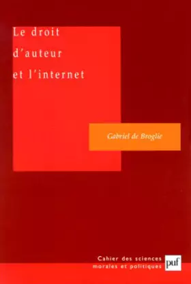 Couverture du produit · Le droit d'auteur et l'internet