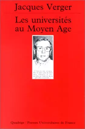 Couverture du produit · Les Université au Moyen Âge