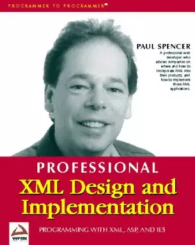 Couverture du produit · Xml Design And Implementation