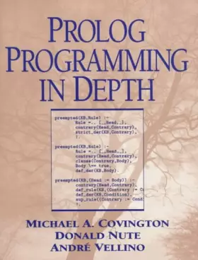 Couverture du produit · Prolog Programming in Depth