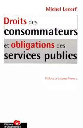 Couverture du produit · Droits des consommateurs et obligations des services publics